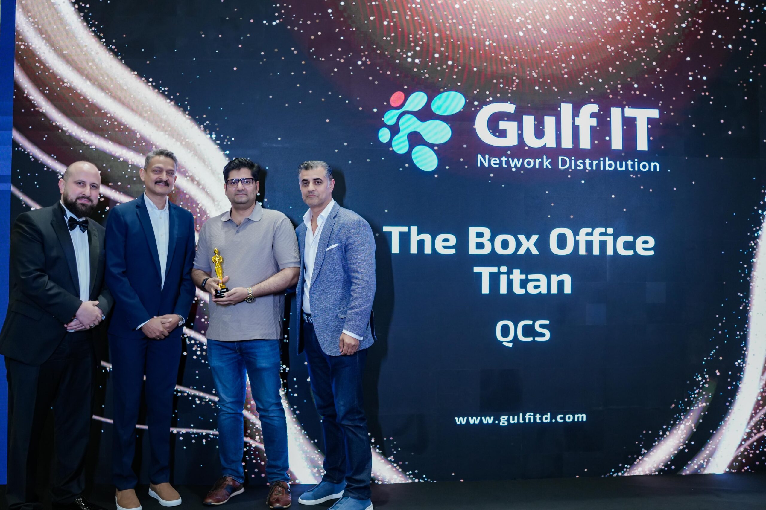 QCS Wins “The Box Office Titan” Award